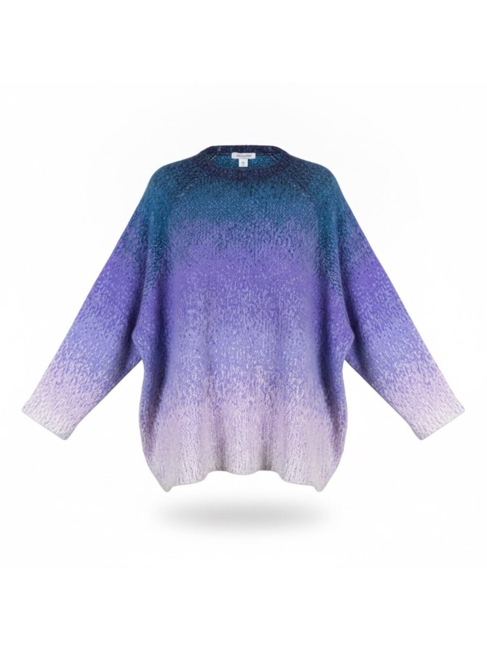 Coldwater Creek Womens Purple Acrylic Blend Gradient Ombré Sweater 3X